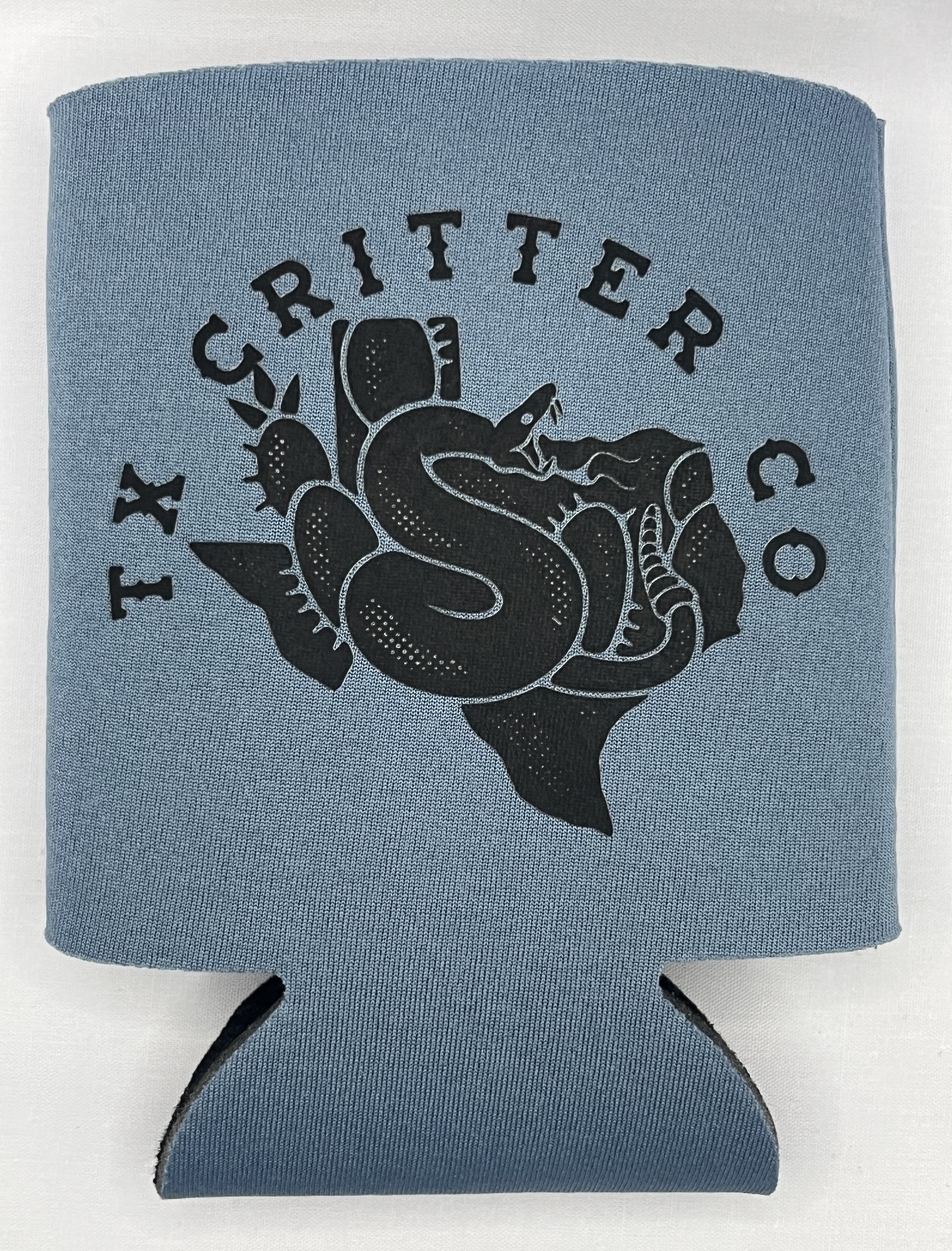 Teal “Black Logo” Koozie – TXcritterCO